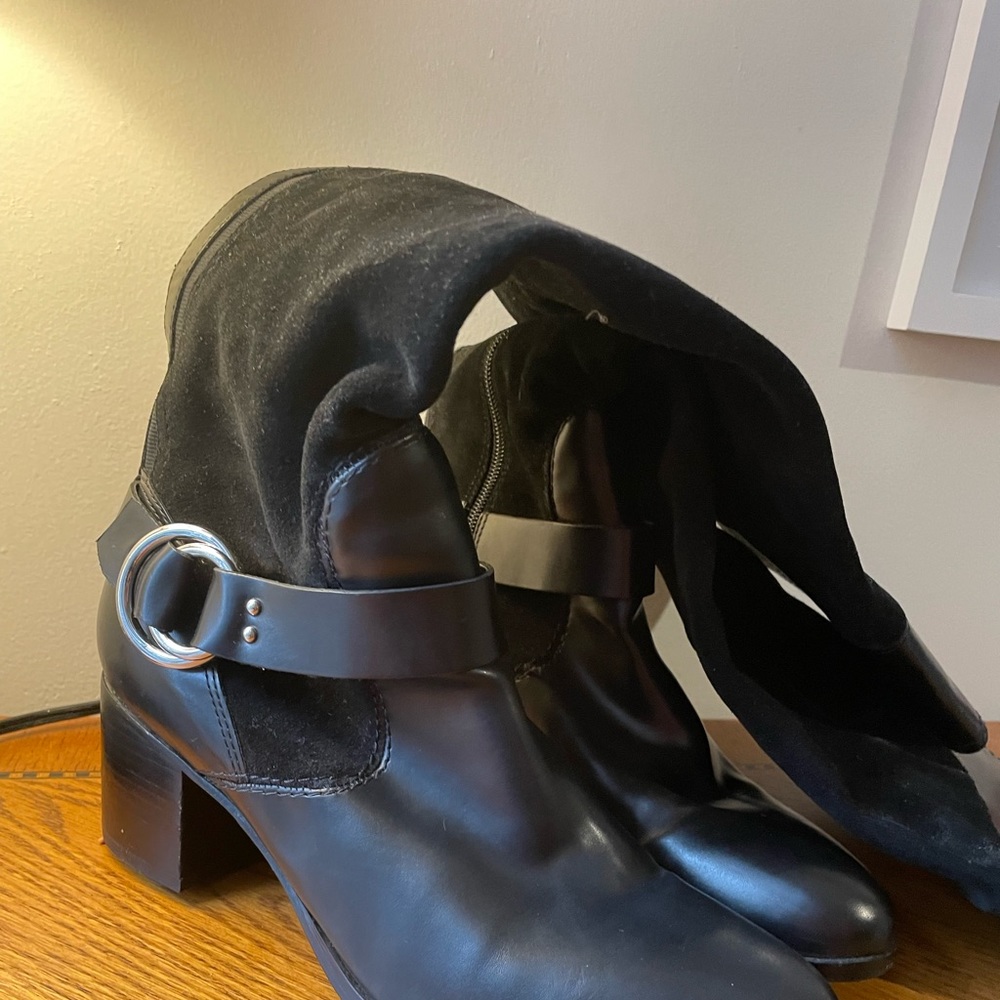 Marc Fisher Black Over the Knee Boots